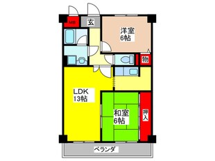 グランド－ルＹの物件間取画像